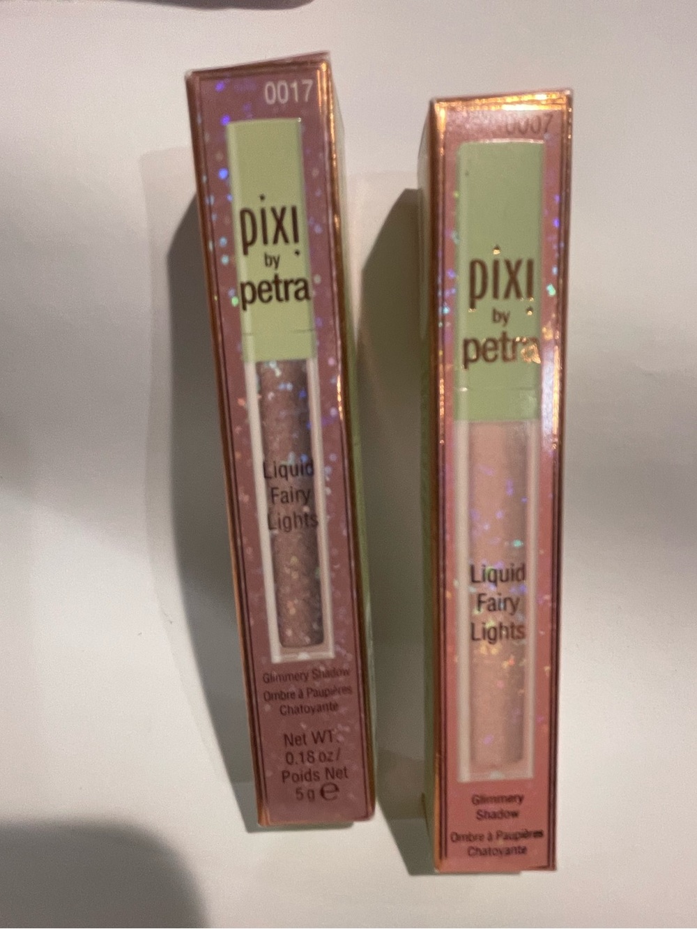 Pixi by Petra Liquid Fairy Lights Glittery Shadow - Pink/Gold